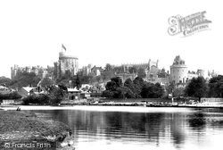 The Castle From The River Thames 1895, Windsor