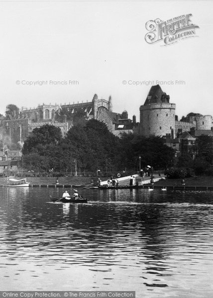 Photo of Windsor, The Castle From The River Thames 1895