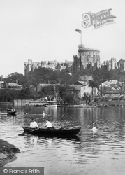 The Castle From The River Thames 1895, Windsor