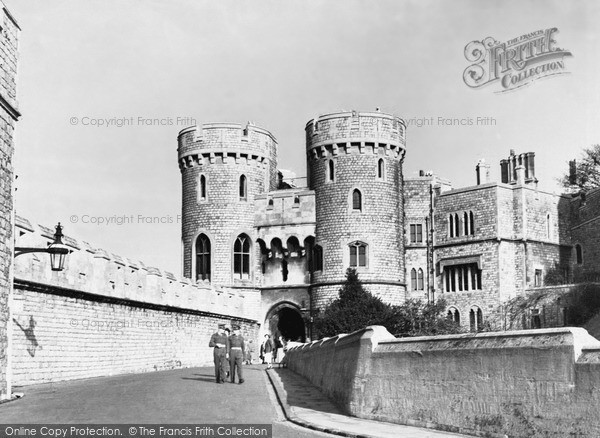 Photo of Windsor, The Castle, The Norman Gate c.1950