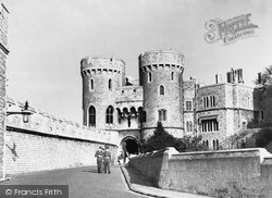 The Castle, The Norman Gate c.1950, Windsor