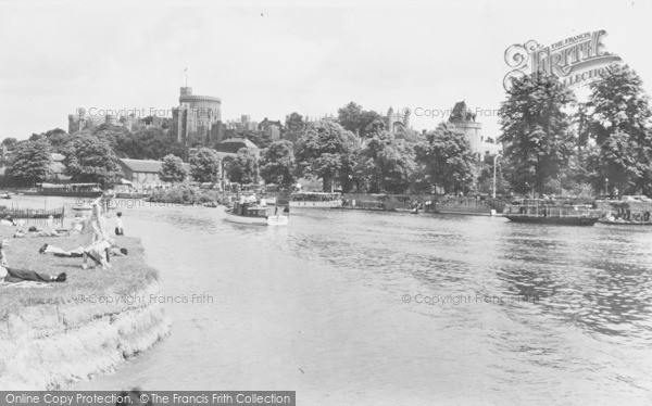 Photo of Windsor, The River c.1960