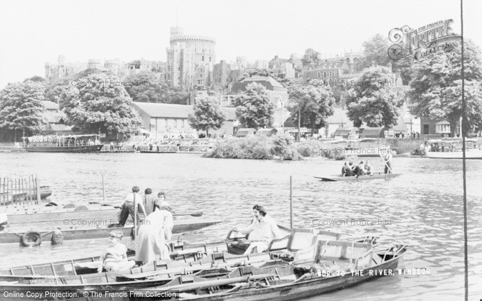 Photo of Windsor, The River c.1960