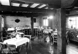 Old Cross Restaurant, The Dining Room c.1955, Winforton