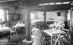 The Old Cross Restaurant, Dining Room c.1955, Winforton