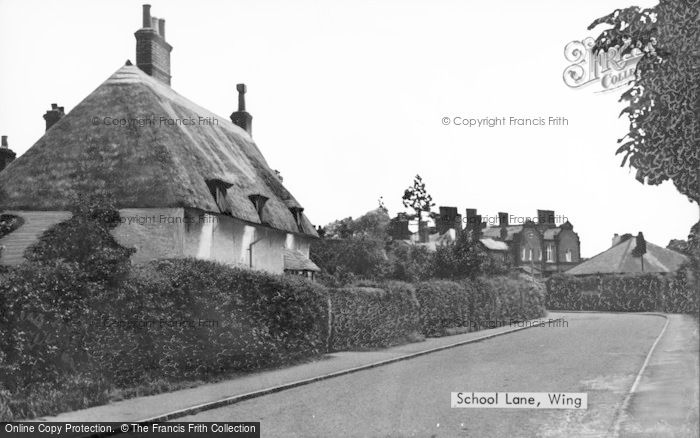 Photo of Wing, School Lane c.1950