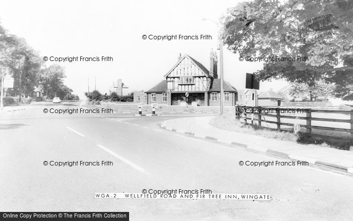 Photo of Wingate, Wellfield Road And Fir Tree Inn c.1960