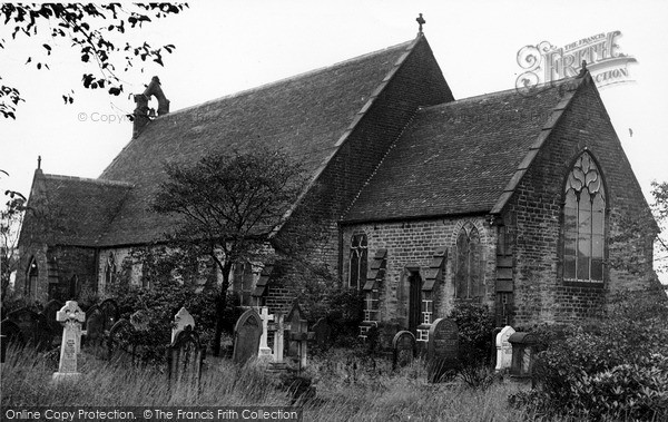 Photo of Wingates, Church Of St John The Evangelist c.1955