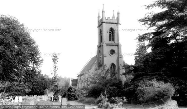 Photo of Winnersh, Bearwood Church c.1955