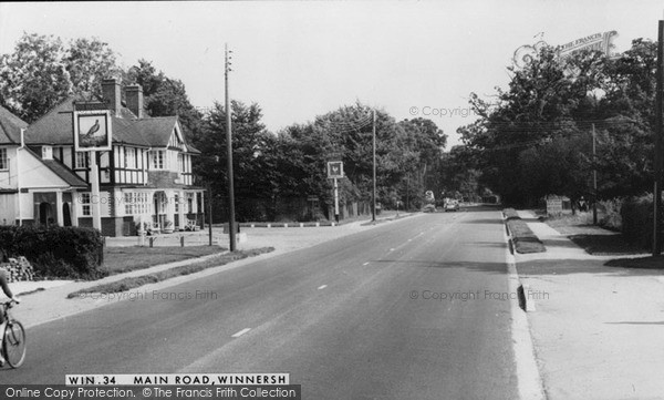 Photo of Winnersh, Main Road c.1960