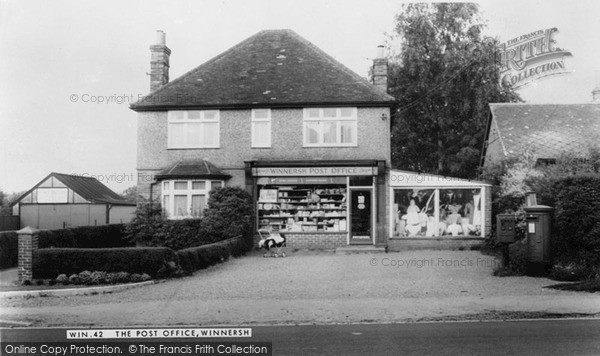 Photo of Winnersh, The Post Office c.1965