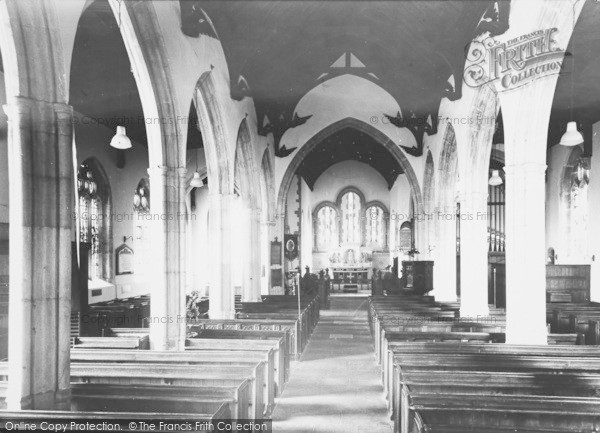 Photo of Winscombe, Church Interior c.1965