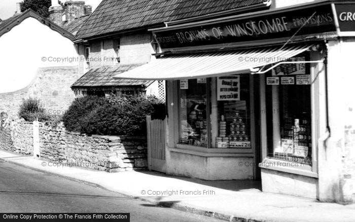 Photo of Winscombe, Shop Along Woodborough Road c.1965