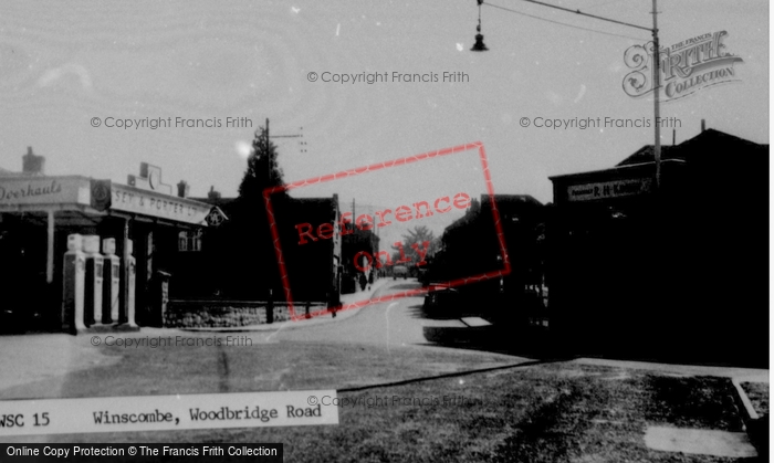 Photo of Winscombe, Woodbridge Road c.1955