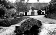 Winsford, Blacksmith Bridge and Royal Oak Hotel c1960