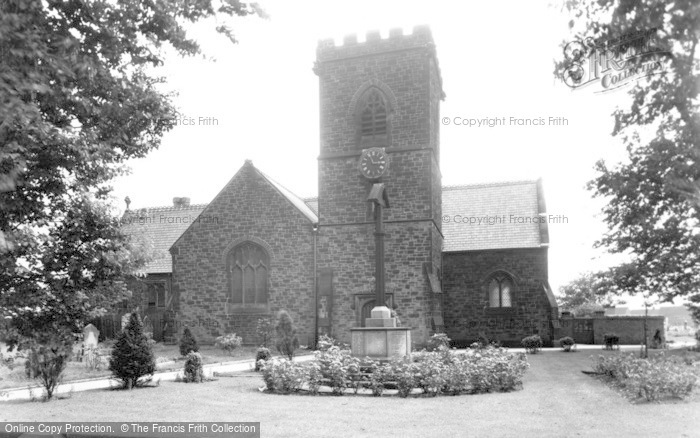 Photo of Winsford, Christ Church, Wharton c.1955