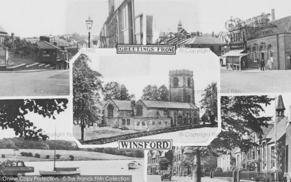 Photo of Winsford, Composite c.1955