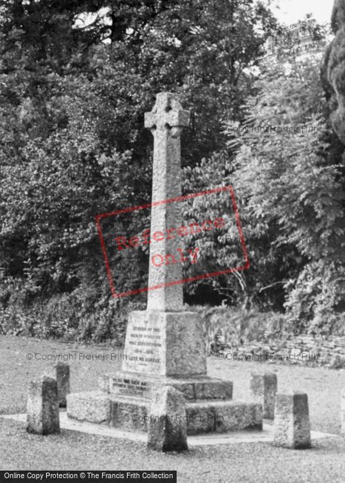 Photo of Winsford, War Memorial c.1955