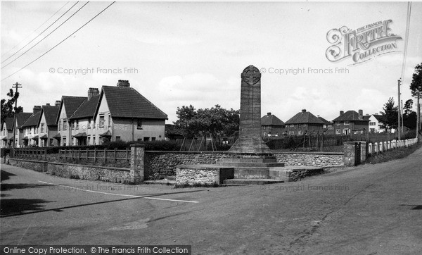 Photo of Winsham, Memorial Corner c.1955