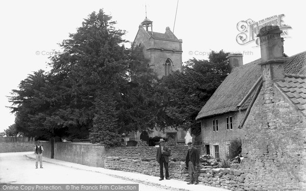 Photo of Winsley, Church And Cottage c.1890