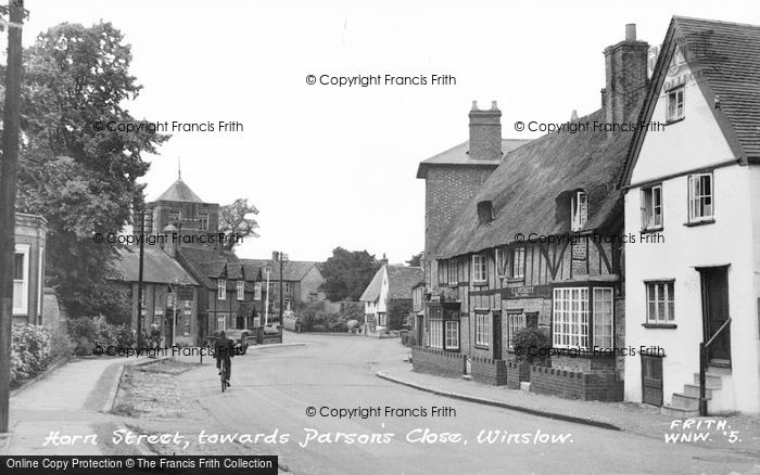 Photo of Winslow, Horn Street, Towards Parsons Close c.1955