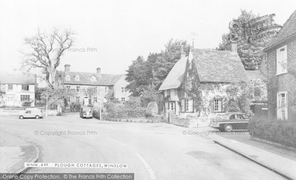 Photo of Winslow, Plough Cottages c.1960