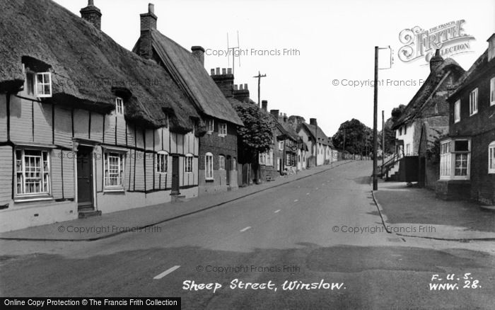 Photo of Winslow, Sheep Street c.1955