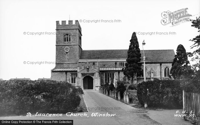 Photo of Winslow, St Laurence Church c.1960