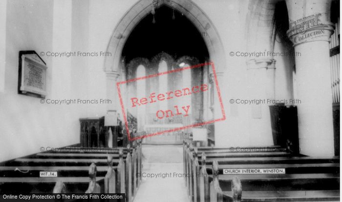 Photo of Winston, The Church Interior c.1955