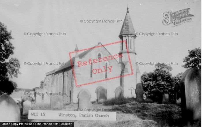Photo of Winston, The Parish Church c.1955