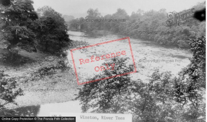 Photo of Winston, The River Tees c.1955