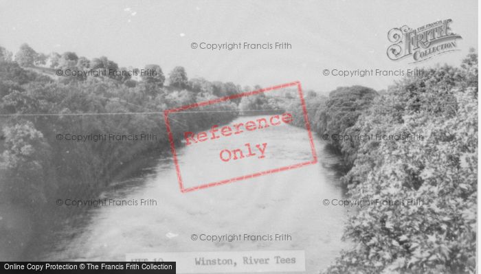 Photo of Winston, The River Tees c.1955