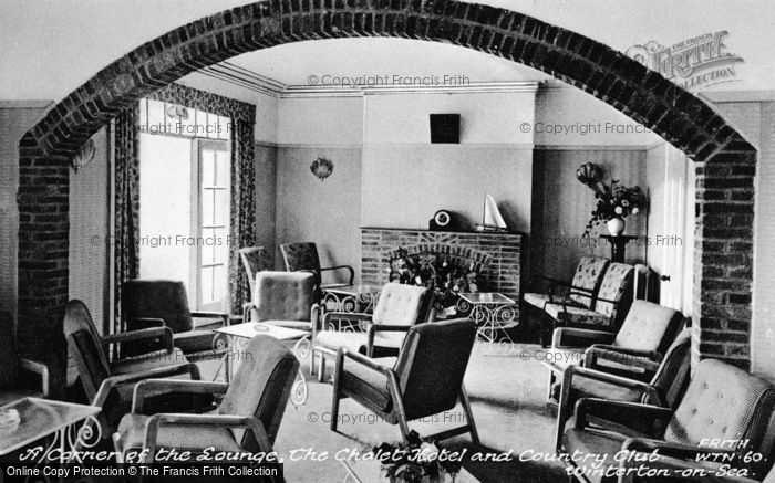 Photo of Winterton On Sea, A Corner Of The Lounge, The Chalet Hotel And Country Club c.1955
