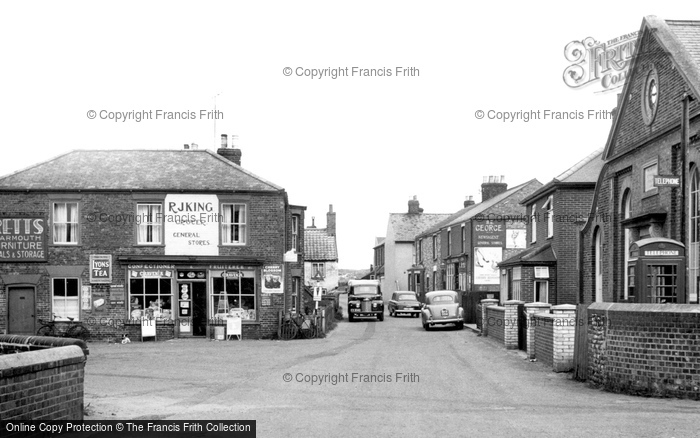 Photo of Winterton On Sea, Beach Road c.1955