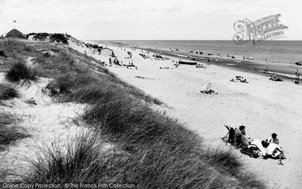 Photo of Winterton On Sea, The Beach c.1955