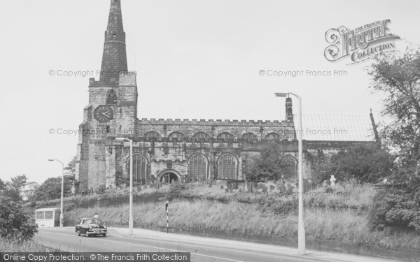 Photo of Winwick, St Oswald's Church c.1955