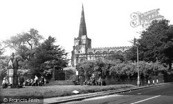St Oswald's Church c.1955, Winwick