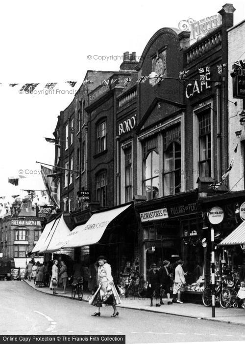 Photo of Wisbech, Borough Café, High Street c.1953