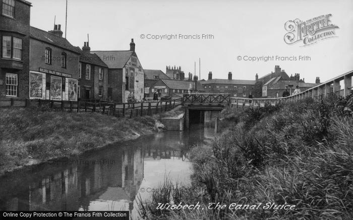 Photo of Wisbech, Canal Sluice c.1923