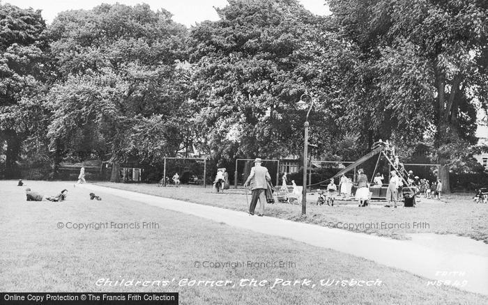 Photo of Wisbech, Children's Corner, The Park c.1955