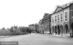 Cornhill And Town Hall c.1955, Wisbech