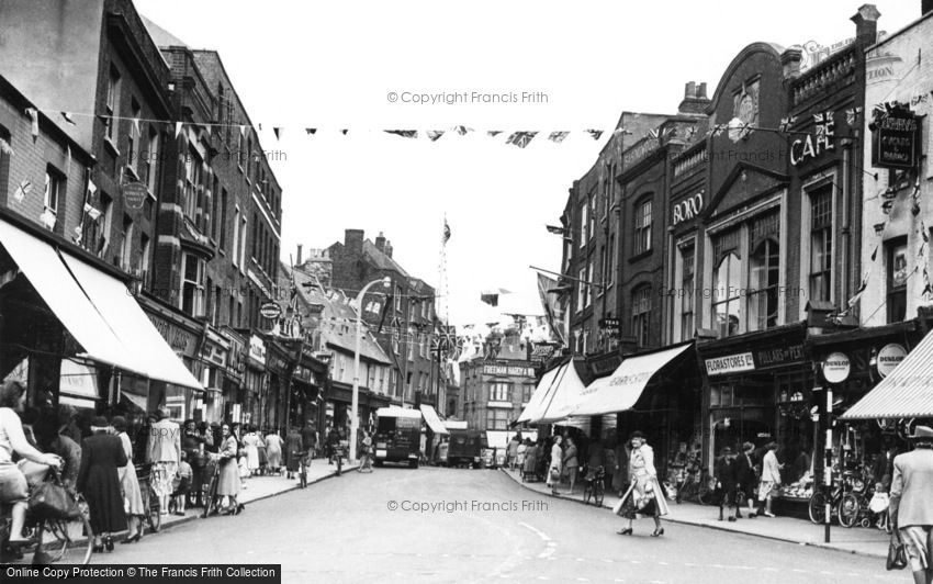 Wisbech, High Street c1953