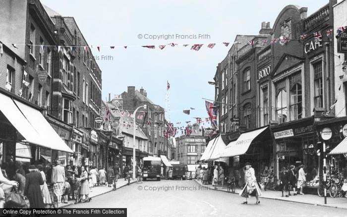 Photo of Wisbech, High Street c.1953