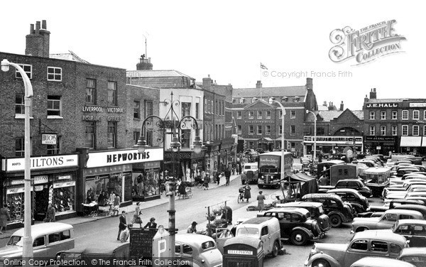 Photo of Wisbech, Market Place c.1955