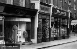 Market Street Shops c.1955, Wisbech