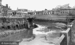 Nene Quay And Bridge c.1955, Wisbech