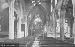 Parish Church, Interior 1923, Wisbech