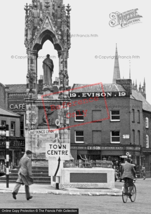 Photo of Wisbech, Passing By The Clarkson Memorial c.1955