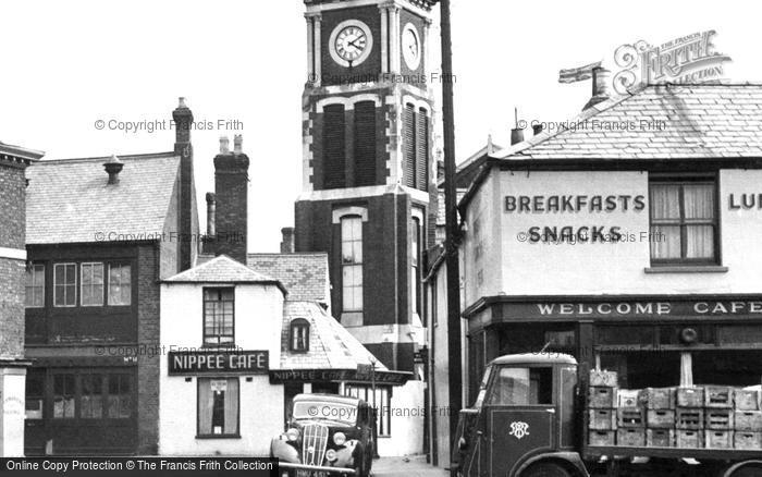 Photo of Wisbech, School Lane Café c.1955