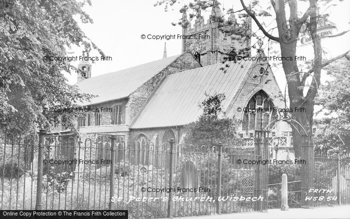 Photo of Wisbech, St Peter's Church c.1955
